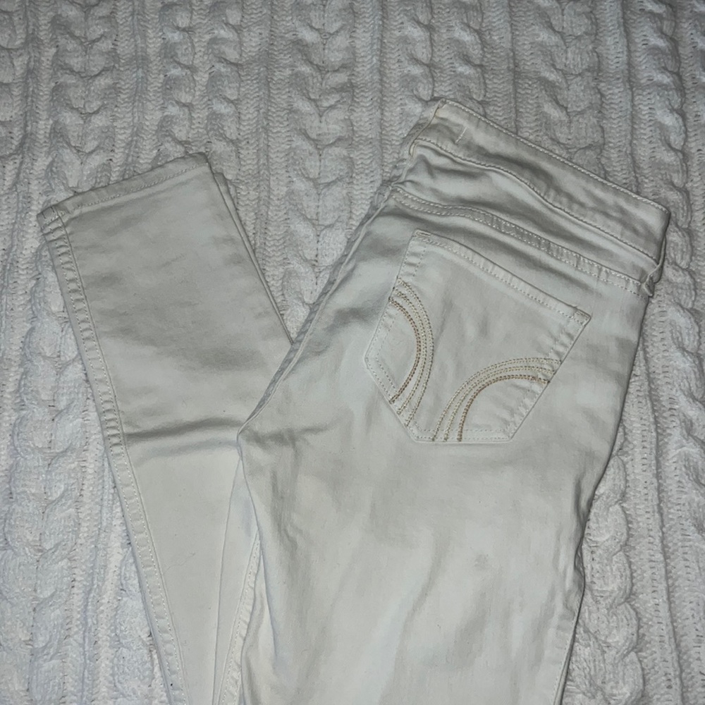 Hollister White Jeans
